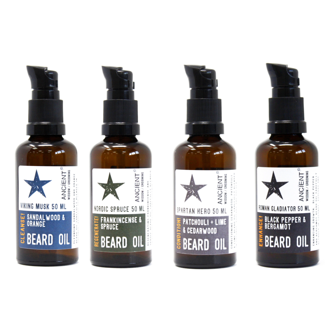 4x Beard Oils for £25