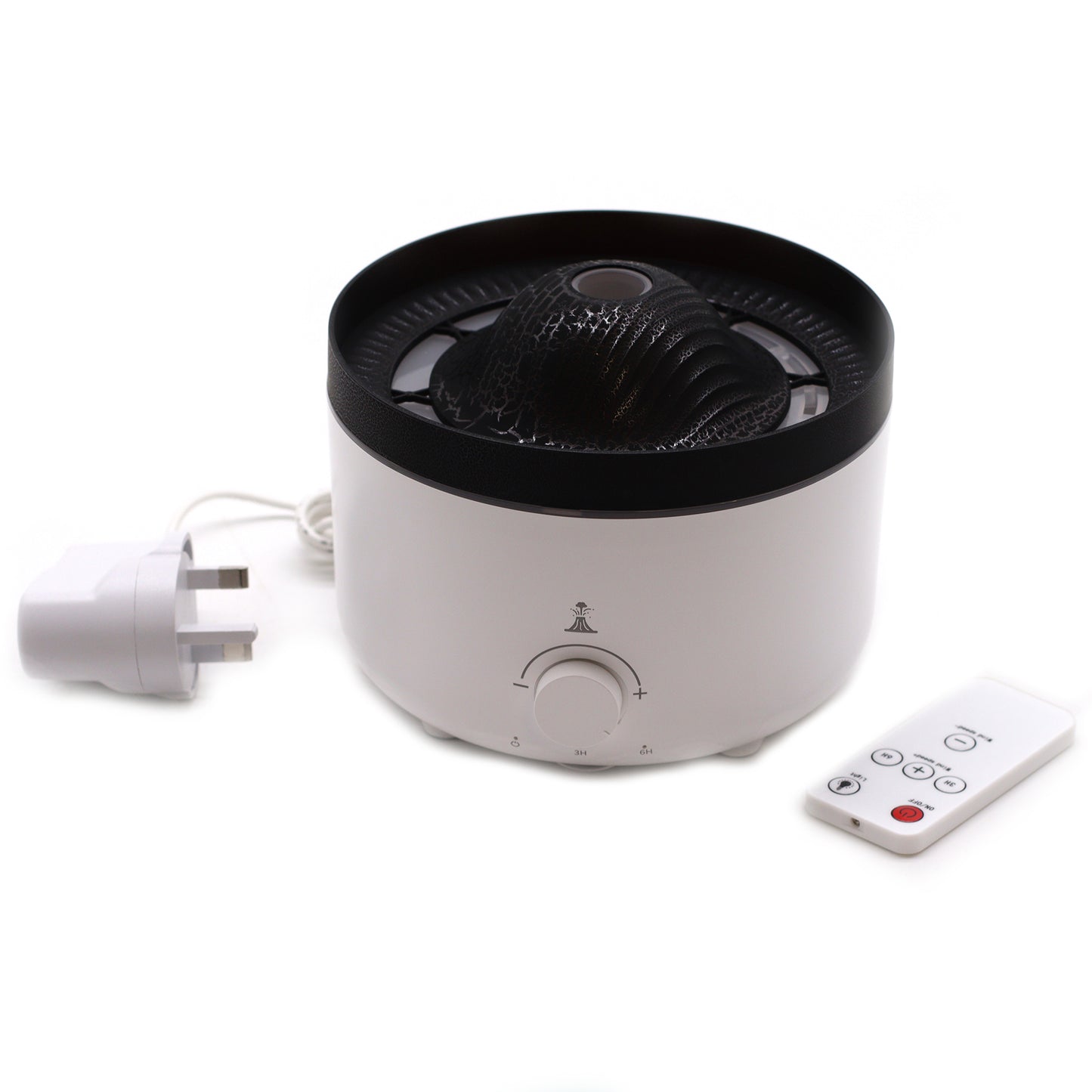 Large Volcano Effect Oil Diffuser (with plug & remote) 560ml