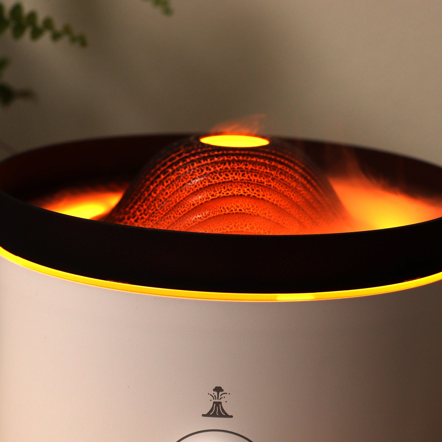 Large Volcano Effect Oil Diffuser (with plug & remote) 560ml