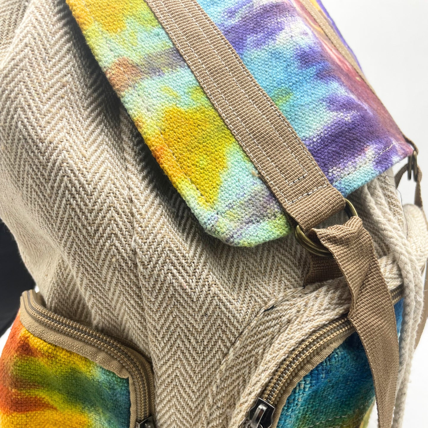 KENU Tie Dye Hemp Rucksack (Large)